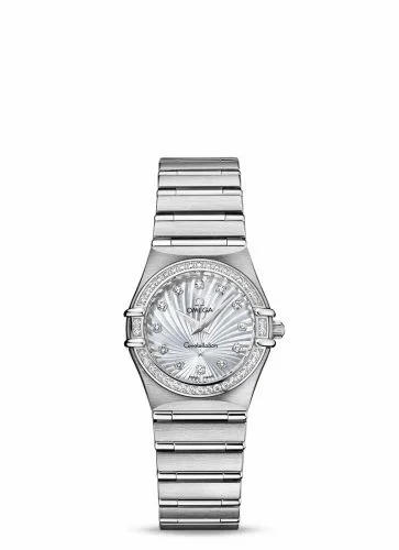 Omega Constellation Quartz 25.5 Stainless Steel / Diamond / MOP / 160 Years 111.15.26.60.55.001 (11115266055001)